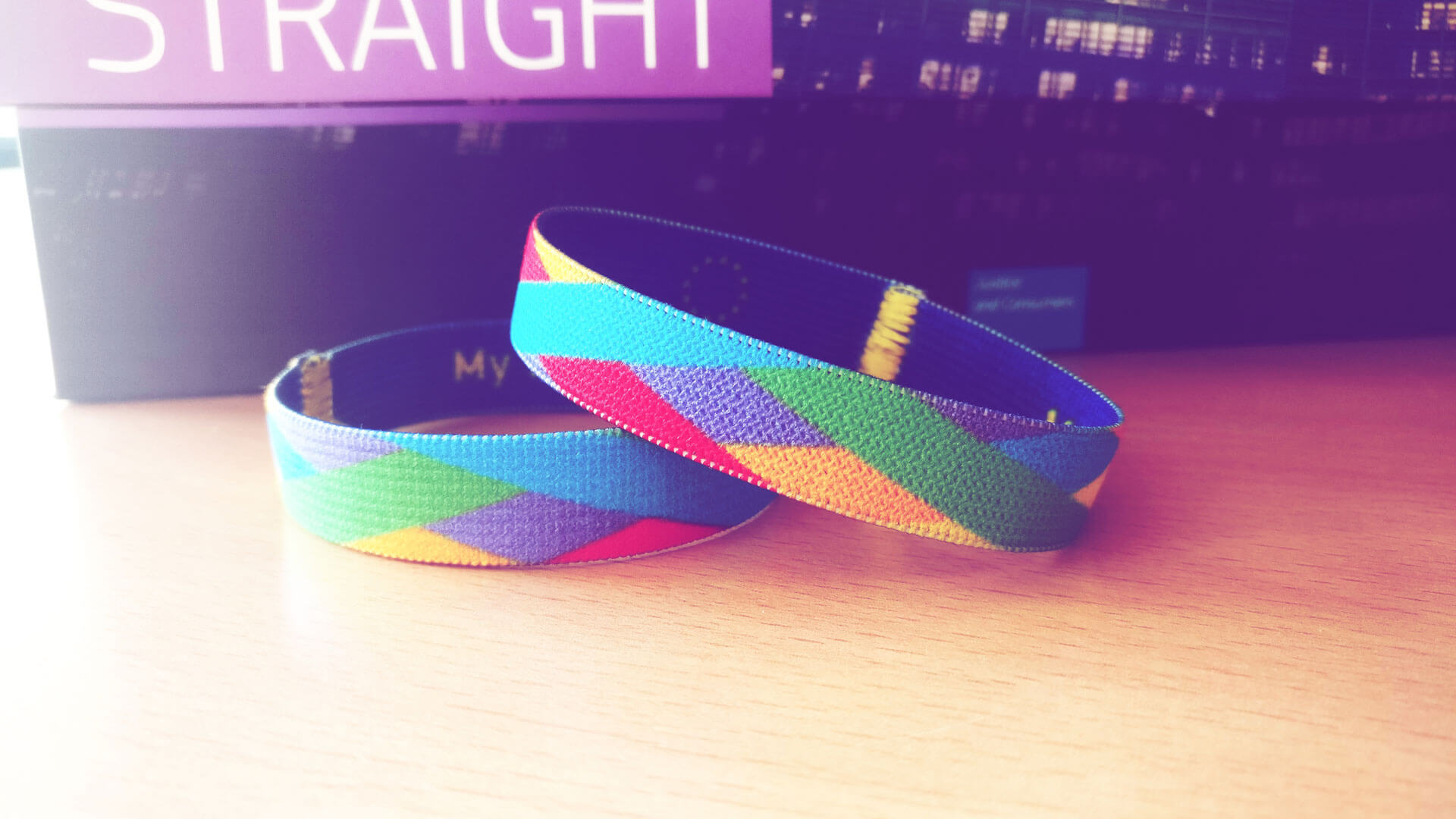 Wrist wraps for LGBTI toolbox