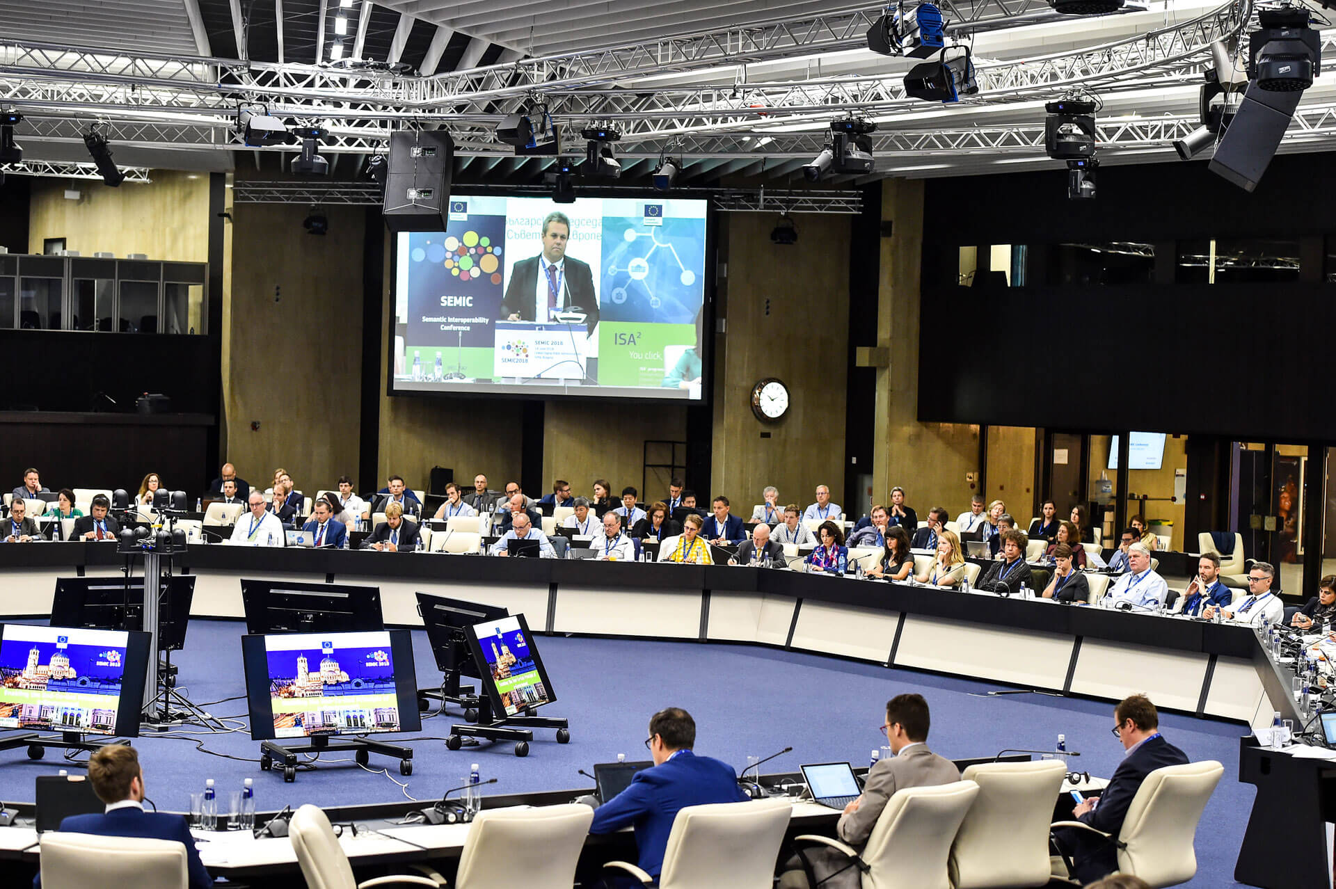 Participants in conference room
