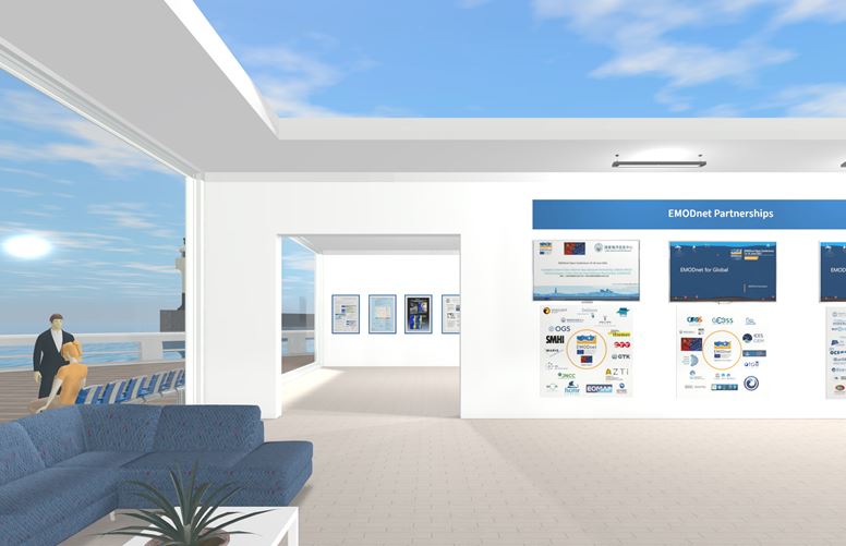 EMODnet 2021 virtual exhibition screenshot © DG MARE