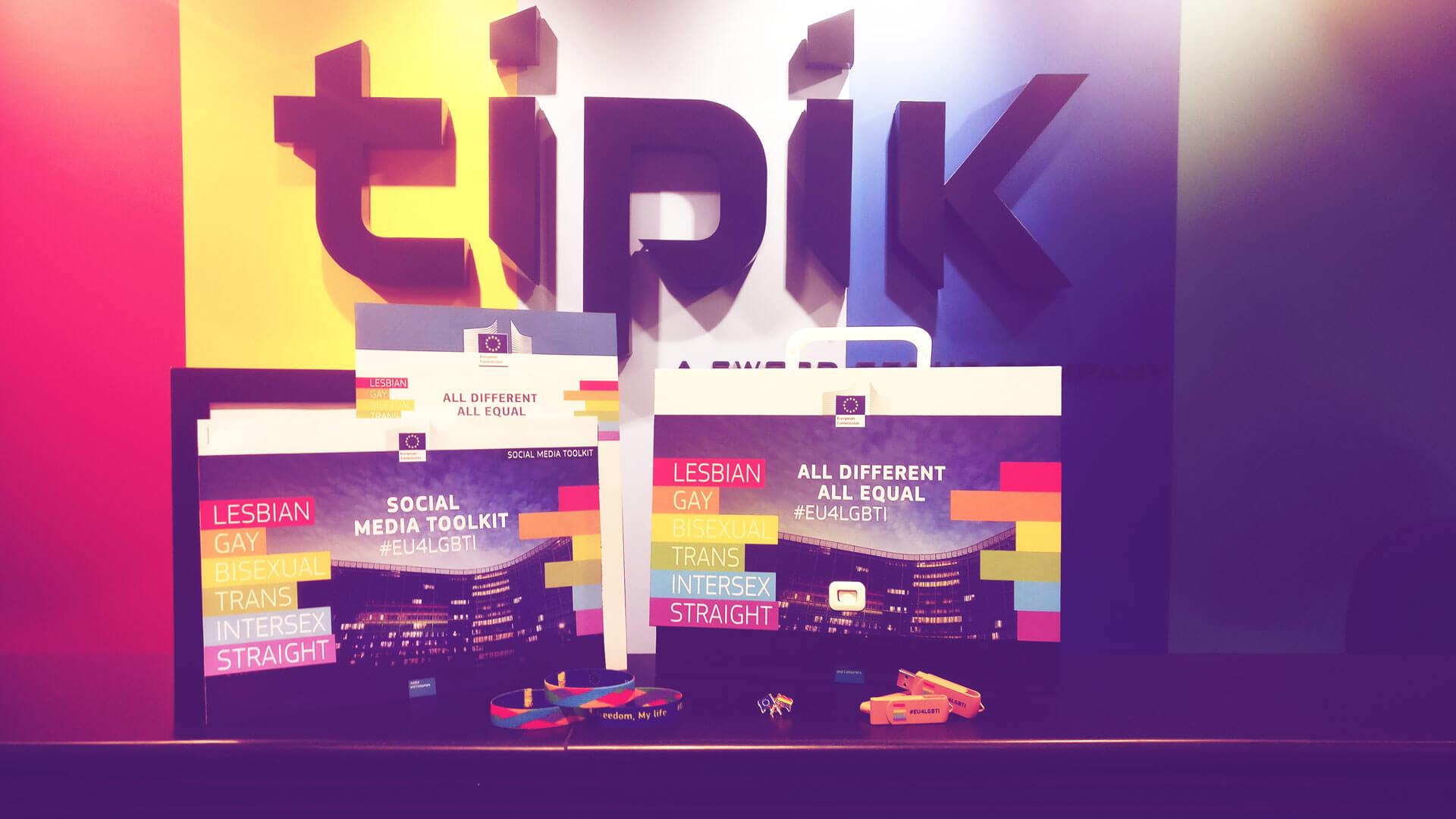 Toolbox contents at Tipik reception